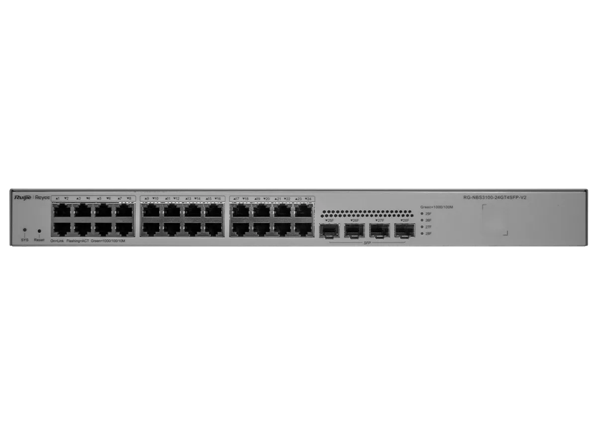 Reyee 24 Port Gigabit 4SFP Layer 2+ Smart Managed Switch