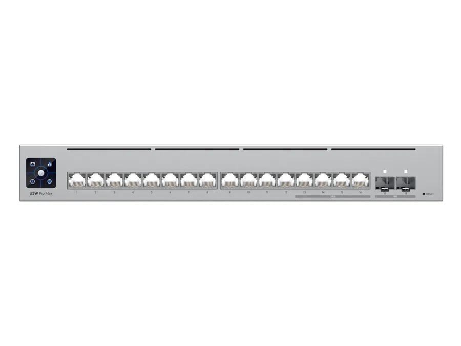 Ubiquiti UniFi Pro Max Switch 16 with 12 Gigabit 4x 2.5Gbps 2SFP+