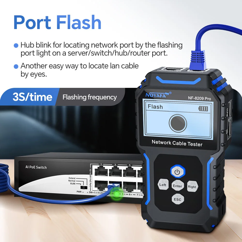 NOYAFA NF-8209 Pro tester kit with receiver probe