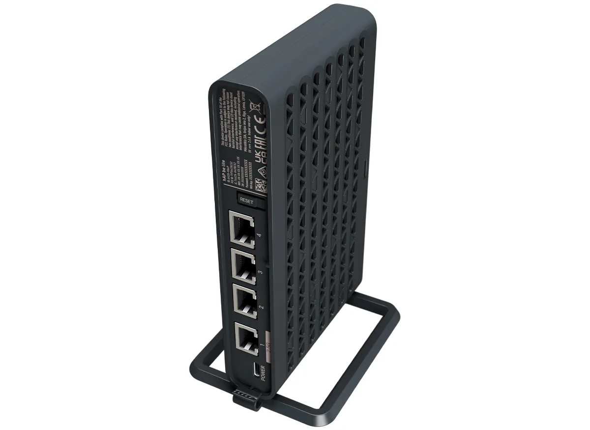 MikroTik hAP be Lite 3 Port Gigabit 1 Port 2.5G 3600Mbps WiFi 7 Router